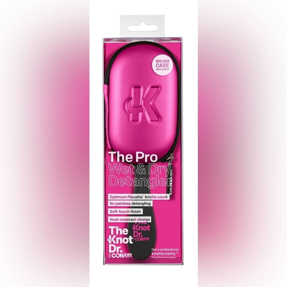 Conair The Pro Wet & Dry Detangler - Hot Pink